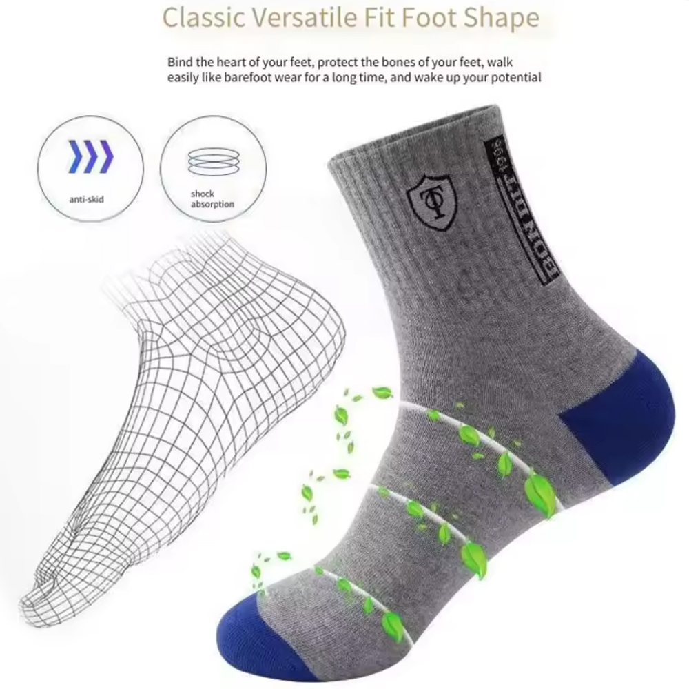 Men's 5/10-Pack Premium Therma - Cotton Crew Sock Pack 评论和价格