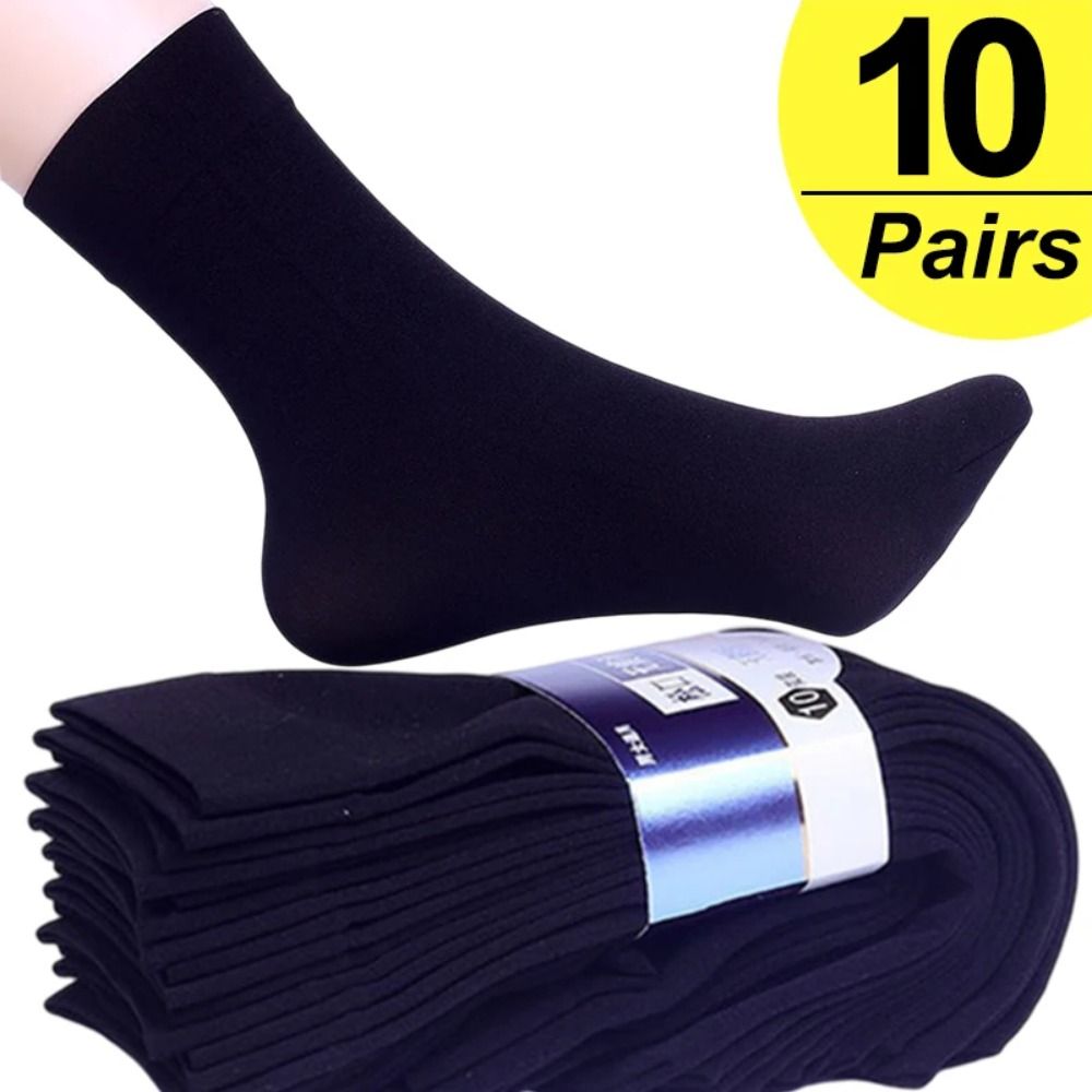 10pairs Fashion Breathable Men - Silk Sock Bamboo 评论和价格