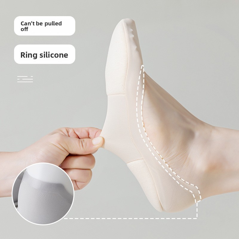 5Pair-Set Non-Slip Women Invis - Invisibility Sock Loafer 评论和价格