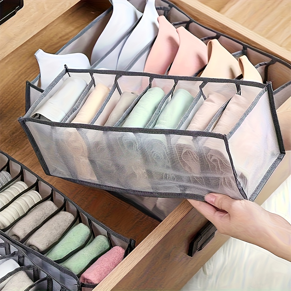 7 Grids Underwear Drawer Organ - Sock Organizer Tray 评论和价格