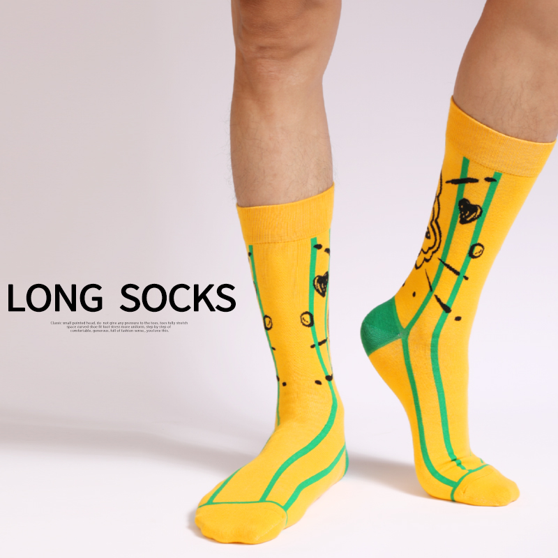 5Pairs Mens Fun Dress Socks, P - Cotton Crew Sock Pack 评论和价格