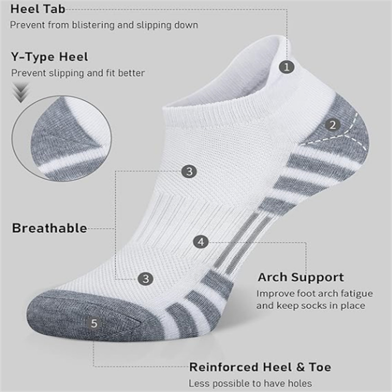 12/24 Pairs Cushioned Breathab - Athletic Sock Cushion 评论和价格