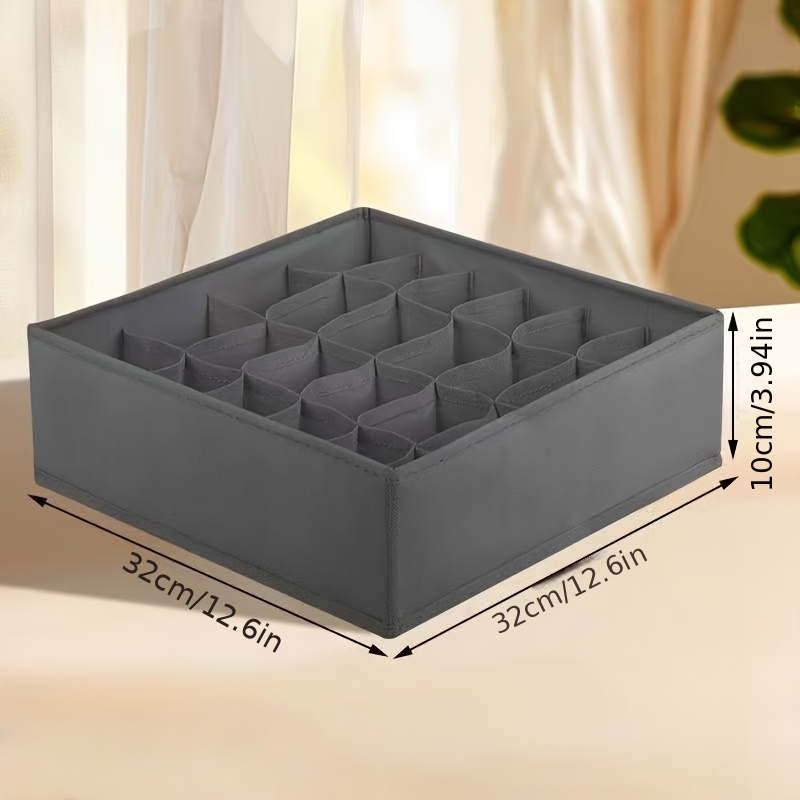 24-Compartment Fabric Drawer O - Sock Organizer Tray 评论和价格
