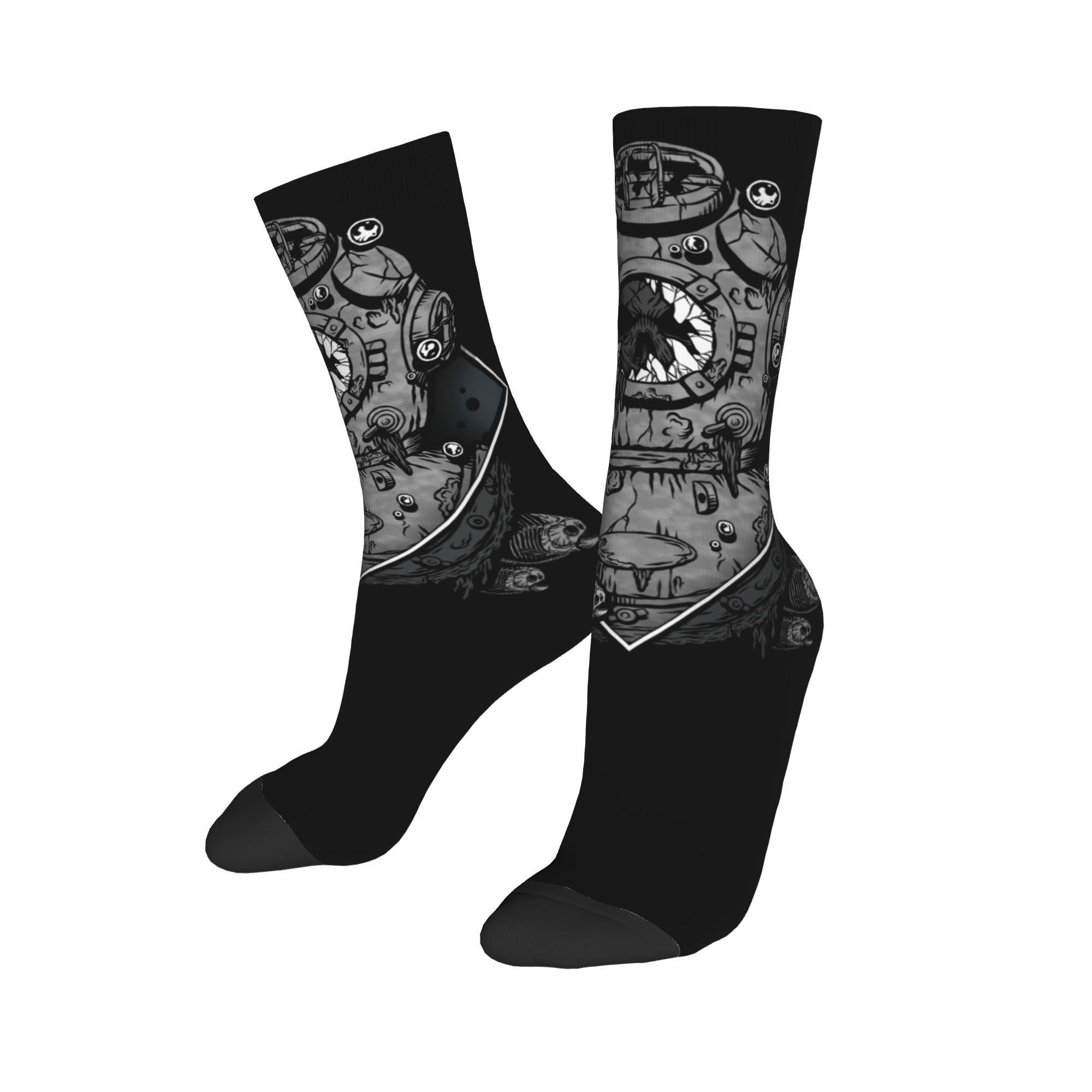 Custom Funny Mens Scuba Diving - Dress Sock Men 评论和价格
