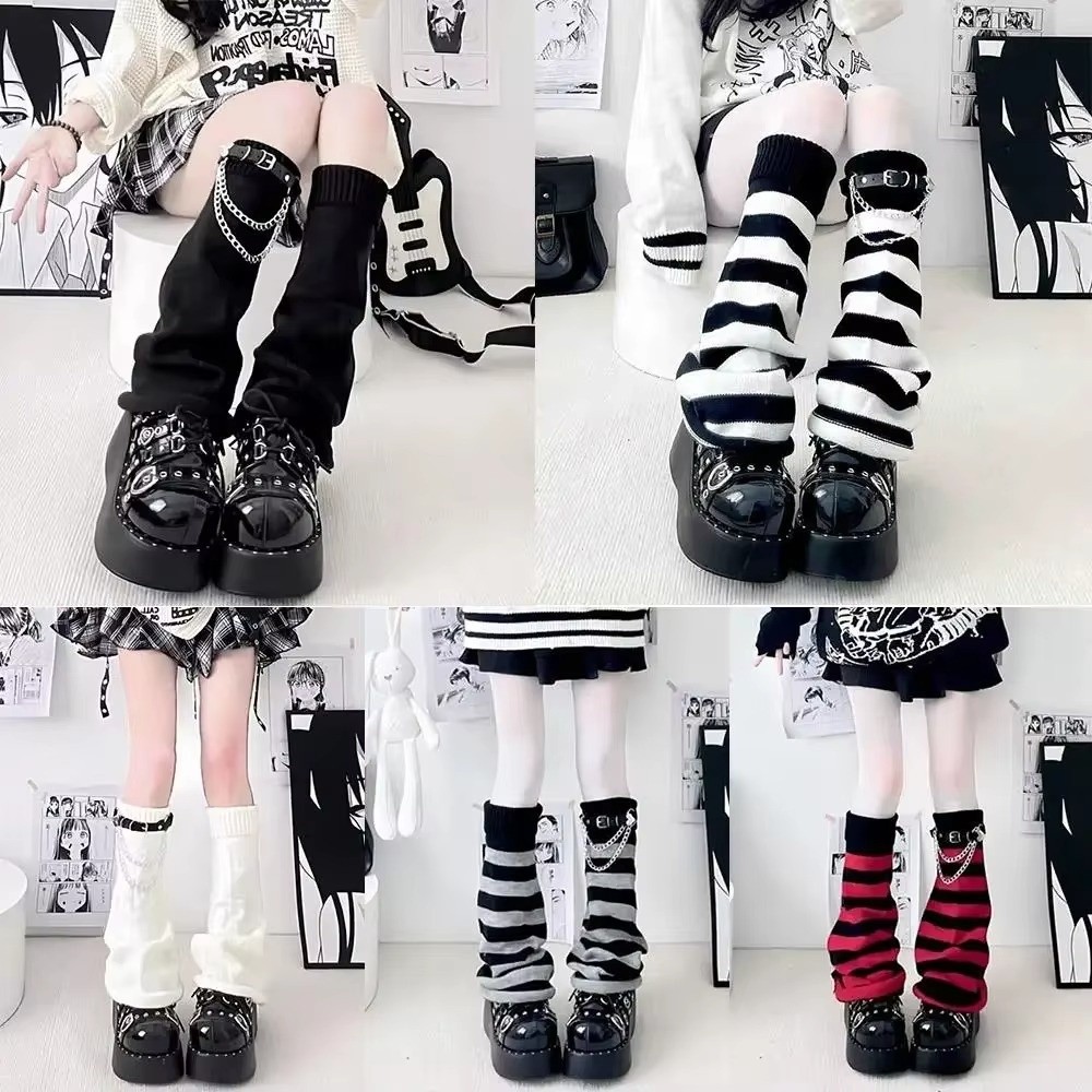 Japanese Style Harajuku Knit L - Boot Sock Slouchy 评论和价格