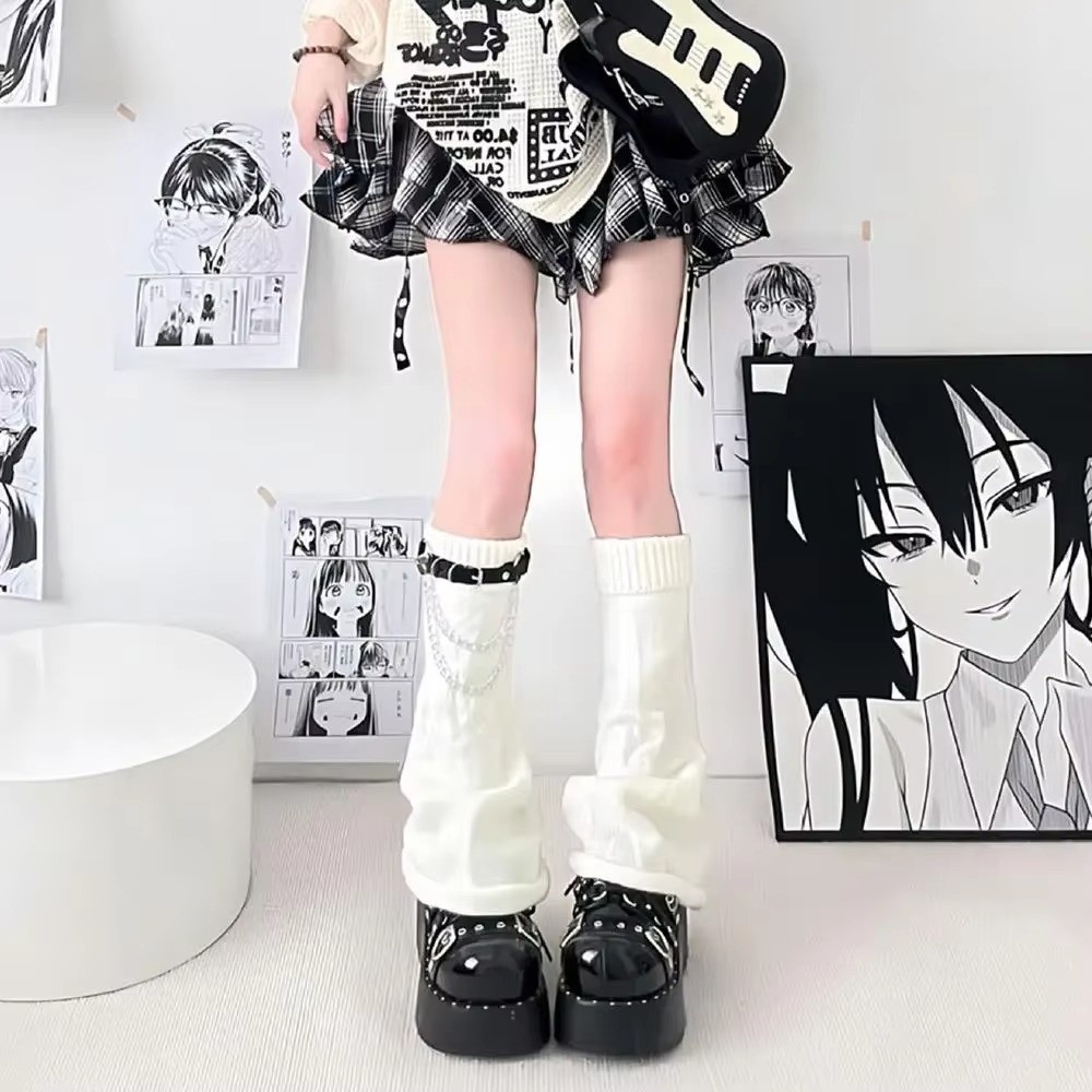 Japanese Style Harajuku Knit L - Boot Sock Slouchy 评论和价格