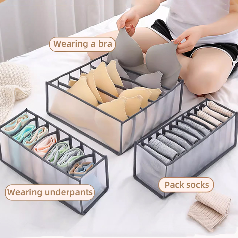 Underwear Storage Boxes Foldab - Sock Organizer Tray 评论和价格