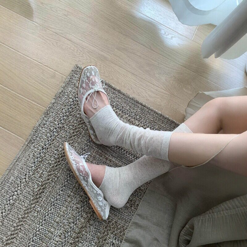 1 Pair Sheer Mesh Slouchy Leg  - Boot Sock Slouchy 评论和价格