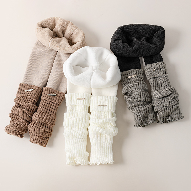 Kids Thermal Thickened Legging - Boot Sock Slouchy 评论和价格
