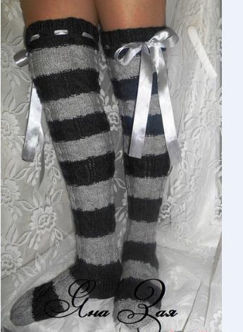 Women Thigh-high Knit Stocking - Thigh High Sock Stay Up 评论和价格