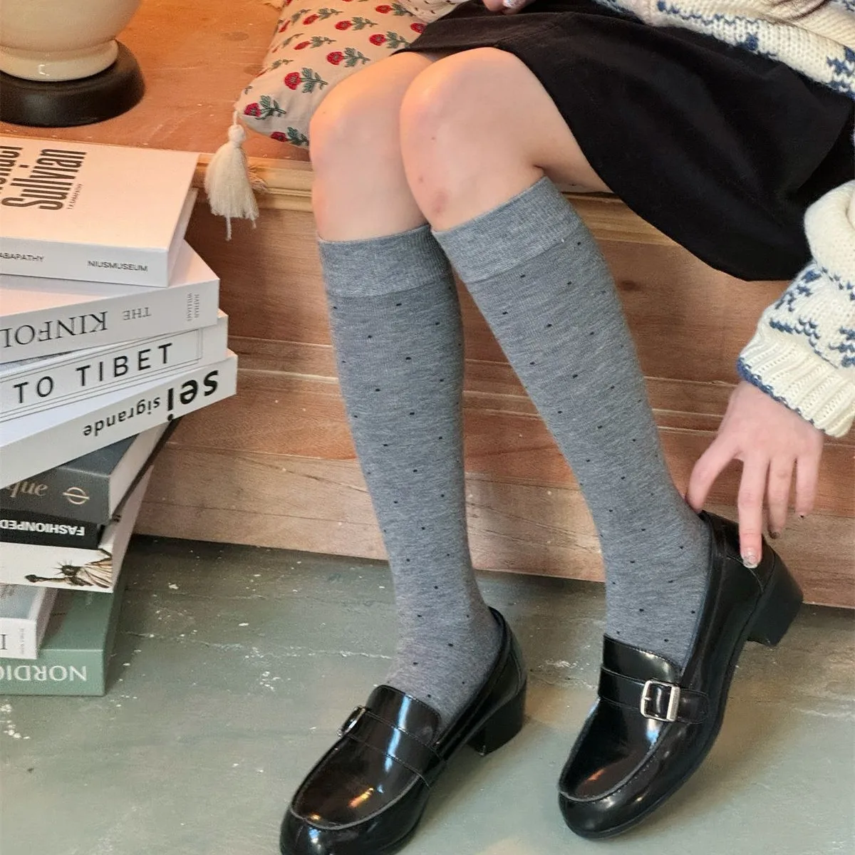 SP&CITY Winter Sweet Polka Dot - Silk Sock Bamboo 评论和价格