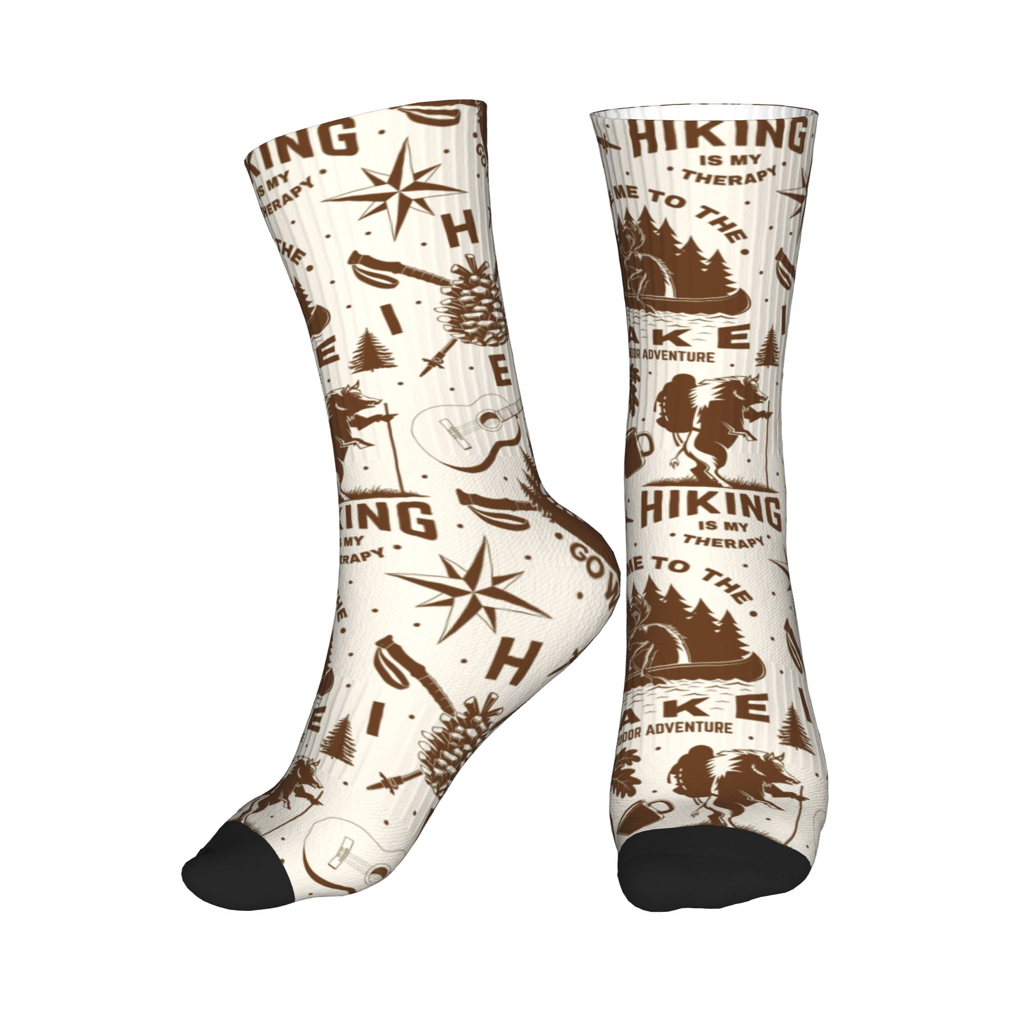 Novelty Mens Vintage Lake Hike - Dress Sock Men 评论和价格