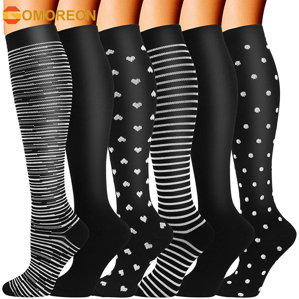 GOMOREON 6Pairs Compression So - Compression Sock Medical 评论和价格