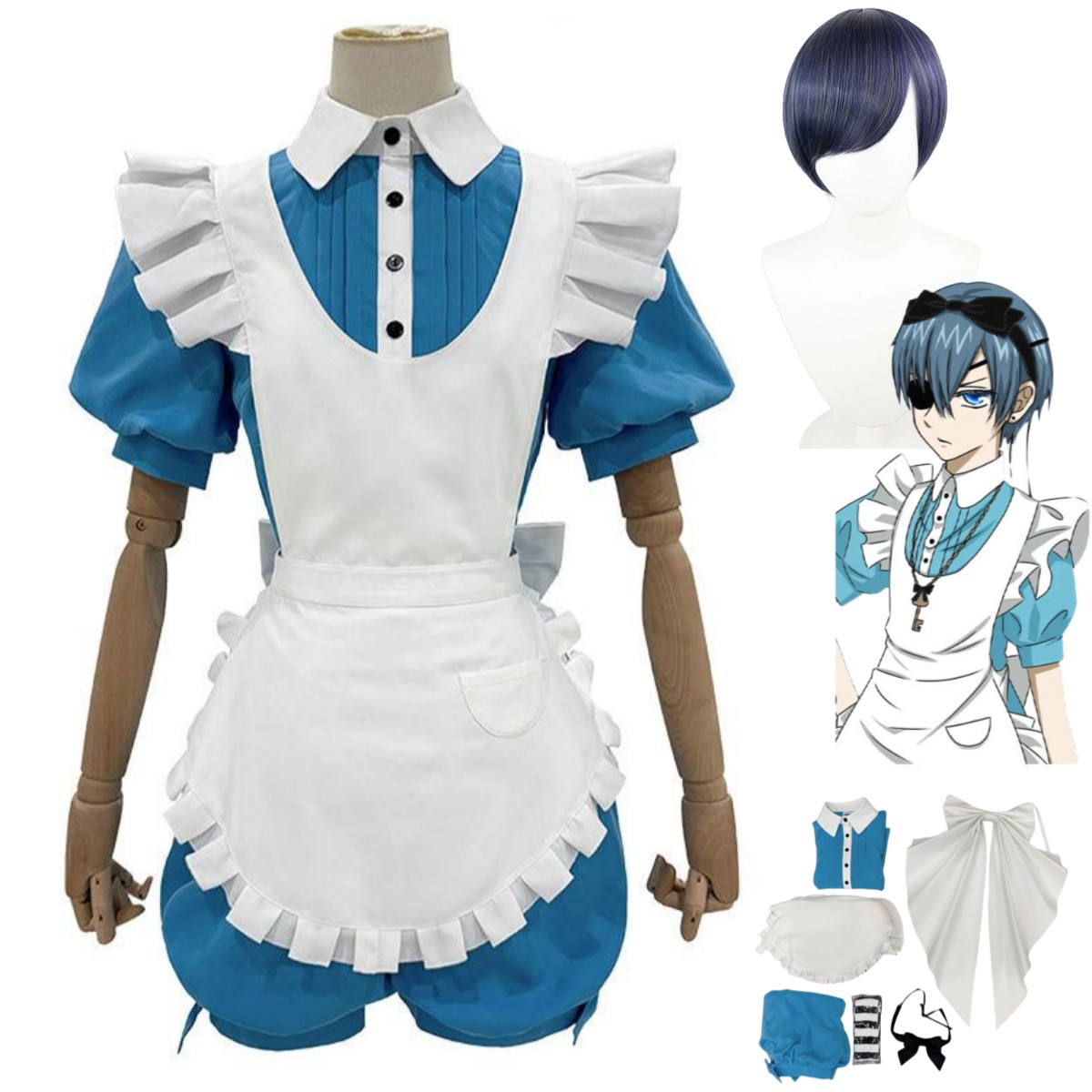 Anime Ciel Phantomhive Smile C - Dress Sock Men 评论和价格