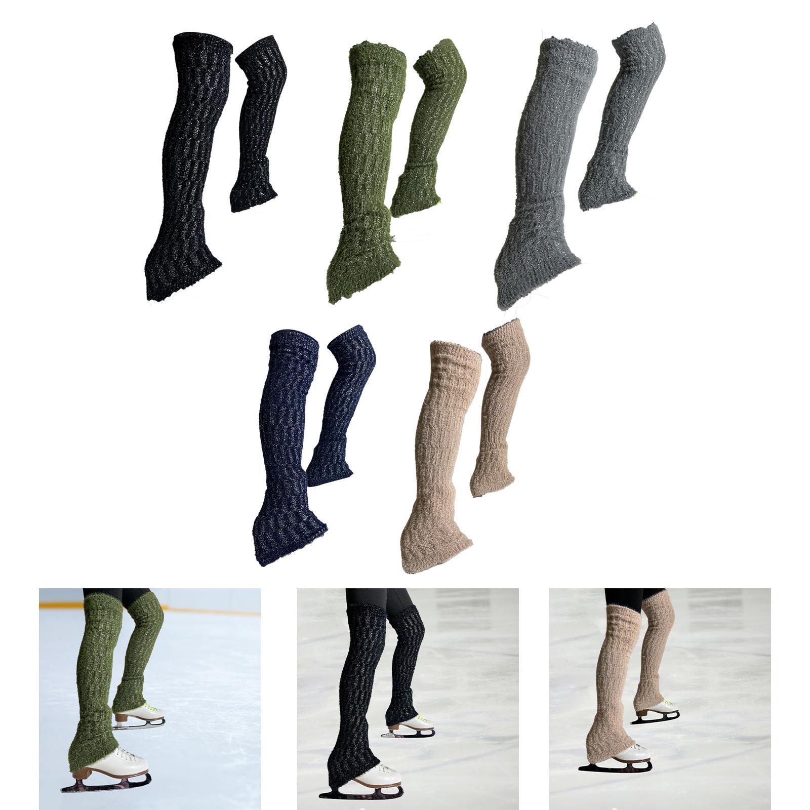 Ice Figure Skating Leg Warmers - Thermal Sock Winter 评论和价格